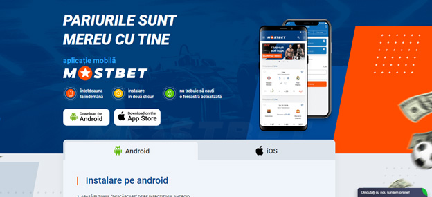 Aplicația MostBet pentru android